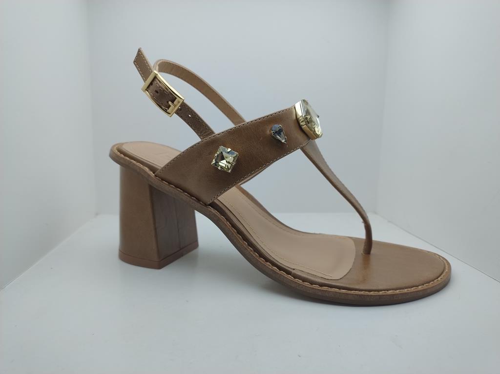 Sandália Salto/Vira - Nina